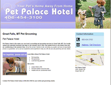 Tablet Screenshot of petpalacehotel.com